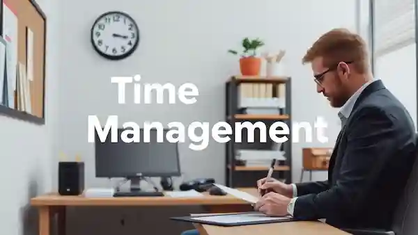 إدارة الوقت لتحقيق التوازن بين العمل والحياة.