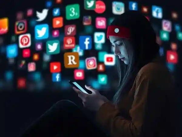 العزلة الاجتماعية الناتجة عن الإفراط في استخدام التكنولوجيا.