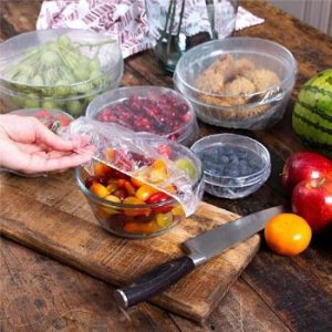 أكياس تغطية وحفظ أوعية الطعام 100 حبة