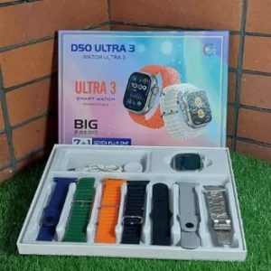 ساعة D50 Ultra 3 الذكية بتصميم عصري